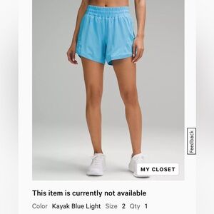 NWT Lululemon Track That 5”